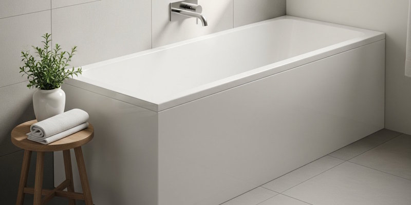 Illustration of a straight bath